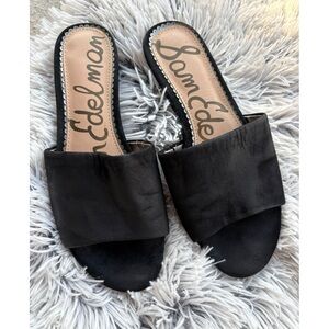 Sam‎ Edelman Liliana Black Small Wedge Sandals